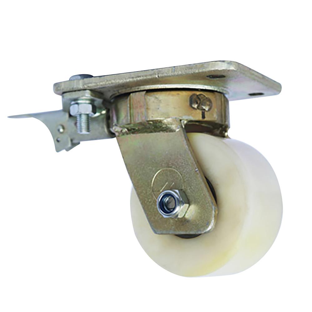 Heavy Duty Cast Nylon Caster Wheels (Swivel Cast Nylon Caster with Directional Lock)