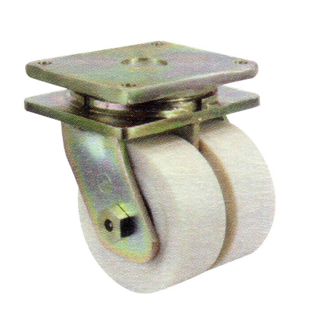 Heavy Duty Cast Nylon Caster Wheels (Twin Wheel Cast Nylon Swivel Caster)