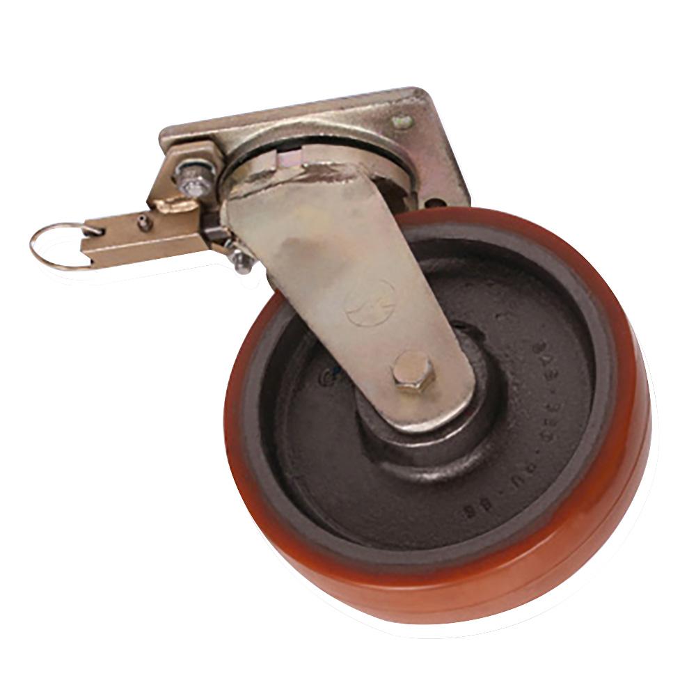 Heavy Duty Polyurethane Caster Wheels (Swivel Caster with Directional Lock on Polyurethane Wheels)